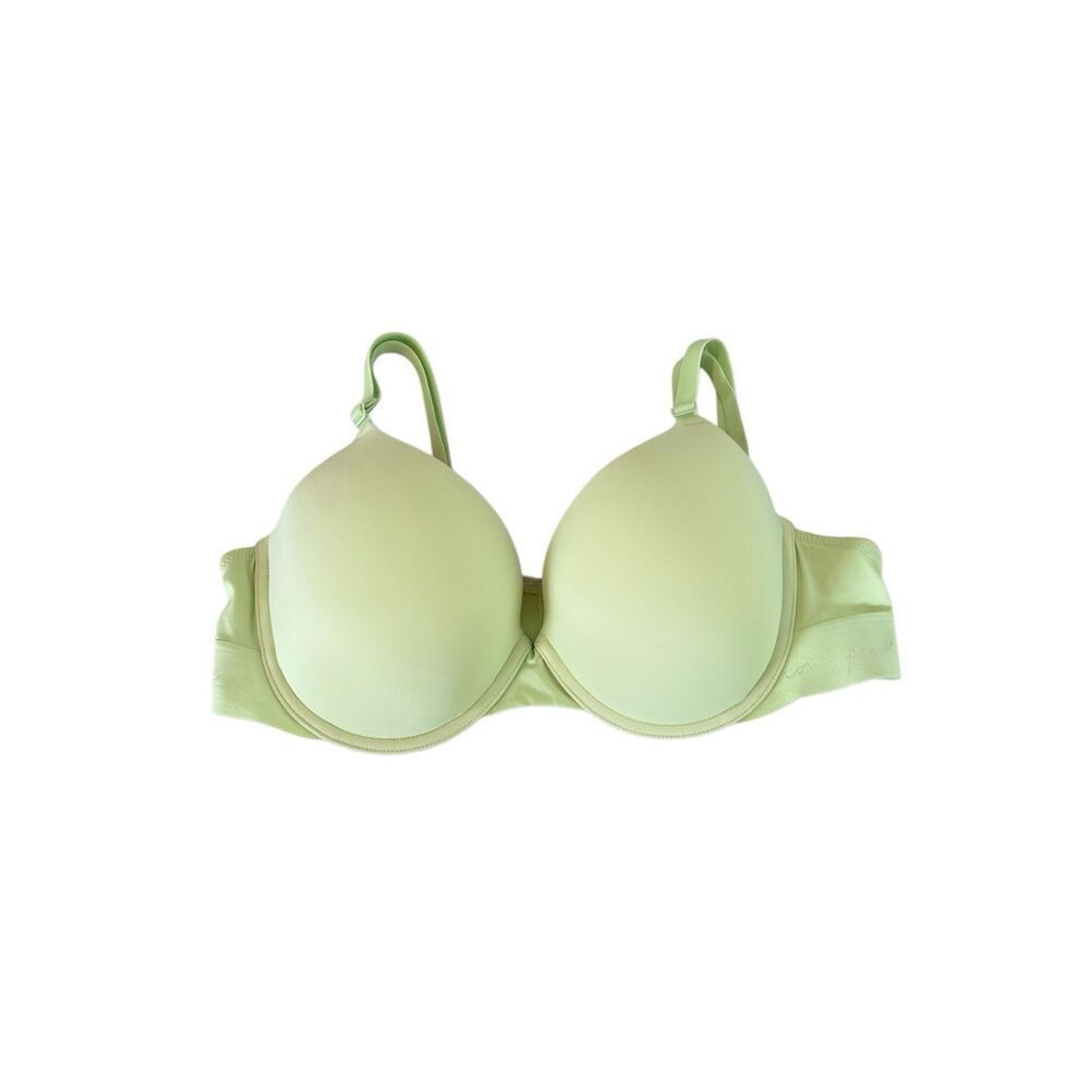 NWT Victoria's Secret PINK Womens Green Wear Everywhere T-shirt Bra Size 38C